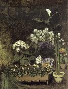 Still Life-Spring Flowers in a Greenhouse, Pierre-Auguste Renoir